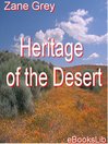 Heritage of the Desert (eBook)